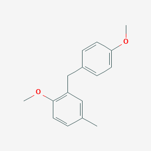 Benzene, 1-methoxy-2-[(4-methoxyphenyl)methyl]-4-methyl-