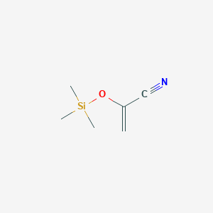 2-[(Trimethylsilyl)oxy]prop-2-enenitrile