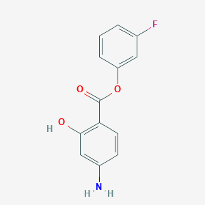 3-Fluorophenyl 4-amino-2-hydroxybenzoate