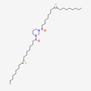 1,1'-Dihydropyrimidine-1,3(2h,4h)-diylbis[8-(3-octylthiiran-2-yl)octan-1-one]