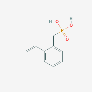 molecular formula C9H11O3P B14646912 [(2-Ethenylphenyl)methyl]phosphonic acid CAS No. 53452-74-7