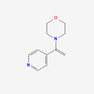 molecular formula C11H14N2O B14646917 4-[1-(Pyridin-4-yl)ethenyl]morpholine CAS No. 55482-77-4