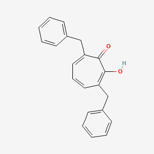 3,7-Dibenzyl-2-hydroxycyclohepta-2,4,6-trien-1-one