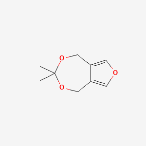 molecular formula C9H12O3 B14646934 3,3-Dimethyl-1H,3H,5H-furo[3,4-e][1,3]dioxepine CAS No. 55129-01-6