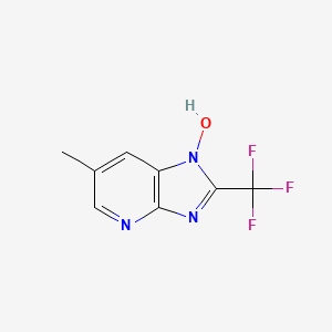 6-Methyl-2-(trifluoromethyl)-1H-imidazo[4,5-b]pyridin-1-ol