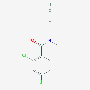 2,4-Dichloro-N-methyl-N-(2-methylbut-3-yn-2-yl)benzamide