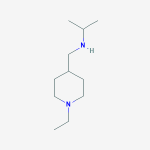 molecular formula C11H24N2 B1464697 [(1-Ethylpiperidin-4-yl)methyl](propan-2-yl)amine CAS No. 1250020-35-9