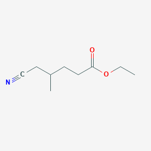 Ethyl 5-cyano-4-methylpentanoate