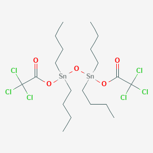 1,1,3,3-Tetrabutyl-1,3-bis[(trichloroacetyl)oxy]distannoxane