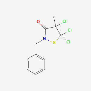 2-Benzyl-4,5,5-trichloro-4-methyl-1,2-thiazolidin-3-one