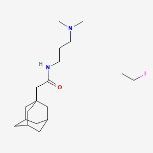 N-(3-(Dimethylamino)propyl)-1-adamantaneacetamide ethyl iodide