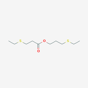 molecular formula C10H20O2S2 B14647054 3-(Ethylsulfanyl)propyl 3-(ethylsulfanyl)propanoate CAS No. 54732-85-3