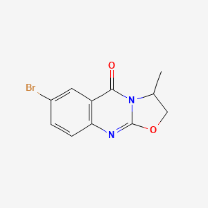 7-bromo-3-methyl-2,3-dihydro-5H-[1,3]oxazolo[2,3-b]quinazolin-5-one