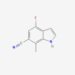 B1464728 6-Cyano-4-fluoro-7-methylindole CAS No. 1167055-62-0