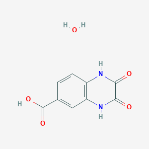 B1464754 2,3-Dioxo-1,2,3,4-tetrahydro-6-quinoxalinecarboxylic acid hydrate CAS No. 1255717-69-1