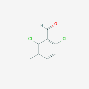 molecular formula C8H6Cl2O B1464757 2,6-二氯-3-甲基苯甲醛 CAS No. 60611-23-6