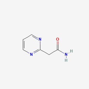 molecular formula C6H7N3O B1464758 2-(Pyrimidin-2-yl)acetamide CAS No. 1220039-43-9