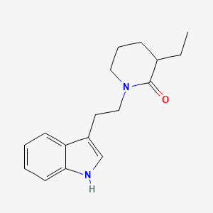 3-Ethyl-1-[2-(1H-indol-3-yl)ethyl]piperidin-2-one