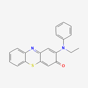 3H-Phenothiazin-3-one, 2-(ethylphenylamino)-