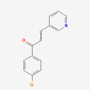 1-(4-Bromophenyl)-3-(pyridin-3-yl)prop-2-en-1-one