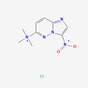 N,N,N-Trimethyl-3-nitroimidazo[1,2-b]pyridazin-6-aminium chloride