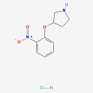 3-(2-Nitrophenoxy)pyrrolidine hydrochloride