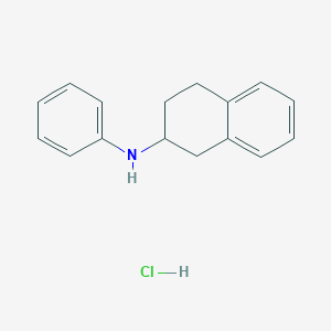 N-phenyl-1,2,3,4-tetrahydronaphthalen-2-amine;hydrochloride