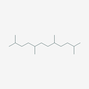 molecular formula C16H34 B14647850 2,5,8,11-Tetramethyldodecane CAS No. 51324-39-1