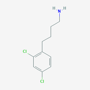 molecular formula C10H13Cl2N B1464788 4-(2,4-Dichlorophenyl)butan-1-amine CAS No. 1260850-53-0