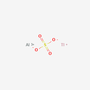 molecular formula AlO4STl+2 B14647911 Aluminum thallium sulfate CAS No. 52238-56-9