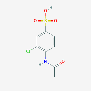 4-Acetamido-3-chlorobenzene-1-sulfonic acid