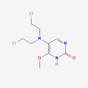 5-[Bis(2-chloroethyl)amino]-6-methoxypyrimidin-2(1H)-one