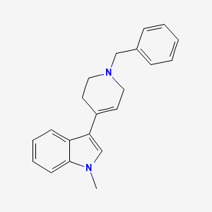 3-(1-Benzyl-1,2,3,6-tetrahydropyridin-4-yl)-1-methyl-1H-indole