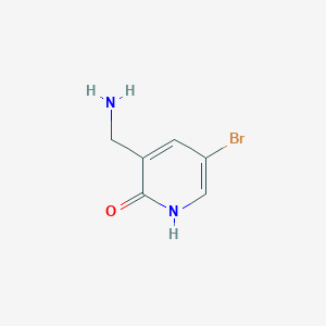 molecular formula C6H7BrN2O B1464794 3-(Aminomethyl)-5-bromopyridin-2-OL CAS No. 1397187-96-0