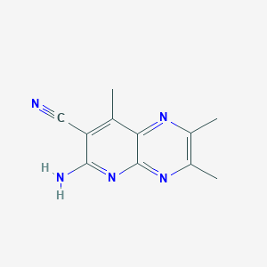 6-Amino-2,3,8-trimethylpyrido[2,3-b]pyrazine-7-carbonitrile