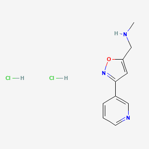 N-Methyl-1-[3-(3-pyridinyl)-5-isoxazolyl]methanamine dihydrochloride