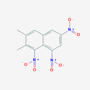 2,3-Dimethyl-1,6,8-trinitronaphthalene