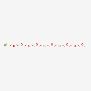 molecular formula C21H44O10S B1464799 2,5,8,11,14,17,20,23,26,29-Decaoxahentriacontane-31-thiol CAS No. 651042-85-2