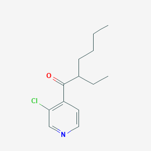 1-(3-Chloropyridin-4-yl)-2-ethylhexan-1-one