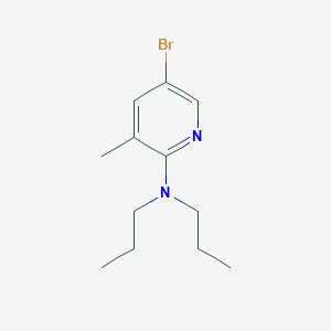 5-Bromo-3-methyl-N,N-dipropyl-2-pyridinamine