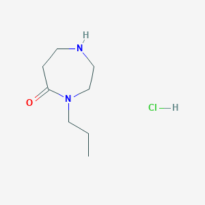4-Propyl-1,4-diazepan-5-one hydrochloride