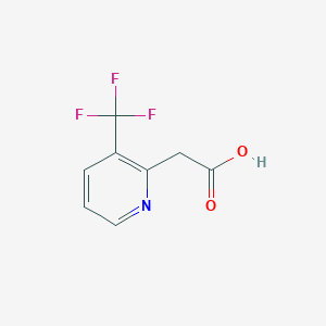 molecular formula C8H6F3NO2 B1464812 2-(3-(Trifluoromethyl)pyridin-2-yl)acetic acid CAS No. 1000521-27-6