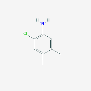 molecular formula C8H10ClN B1464825 2-Chloro-4,5-dimethylaniline CAS No. 1585-13-3