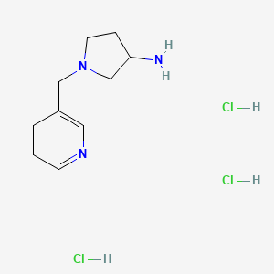 1-(Pyridin-3-yl)methylpyrrolidin-3-ylamine trihydrochloride