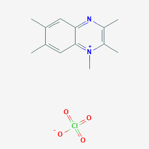 1,2,3,6,7-Pentamethylquinoxalin-1-ium perchlorate