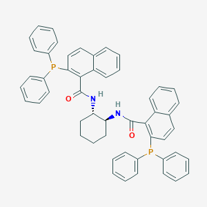 N,N'-((1S,2S)-Cyclohexane-1,2-diyl)bis(2-(diphenylphosphino)-1-naphthamide)