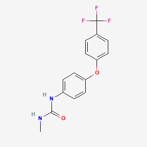 N-Methyl-N'-{4-[4-(trifluoromethyl)phenoxy]phenyl}urea