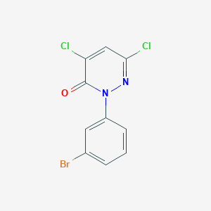 2-(3-Bromophenyl)-4,6-dichloropyridazin-3(2H)-one