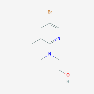 2-[(5-Bromo-3-methyl-2-pyridinyl)(ethyl)amino]-1-ethanol