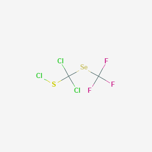 Dichloro(chlorosulfanyl)[(trifluoromethyl)selanyl]methane